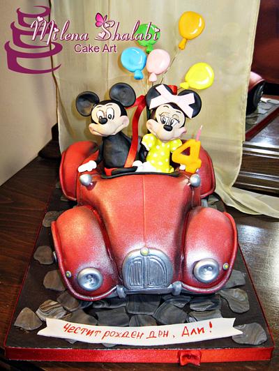  Mickey and Minnie - Cake by Milena Shalabi
