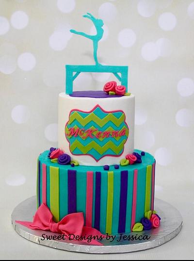 McKenna's 4th - Cake by SweetdesignsbyJesica