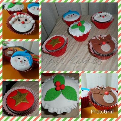 Cupcakes Navideños - Cake by FannyDelmy