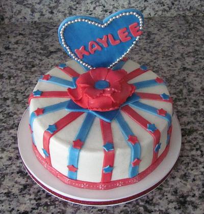 All American Girl Birthday Cake - Cake by Jaybugs_Sweet_Shop