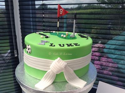 Sports Mixture  - Cake by Sweet Lakes Cakes