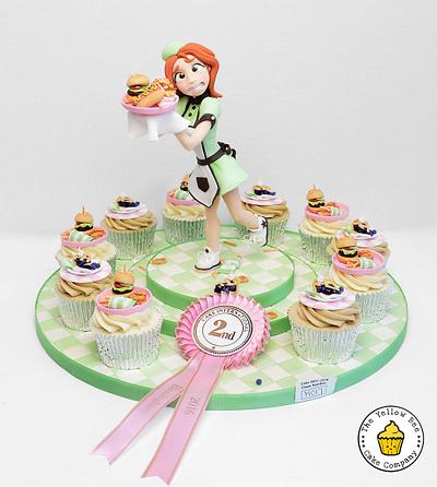 Lulu the Waitress - Cake by Yellow Bee Sugar Art by Vicky Teather