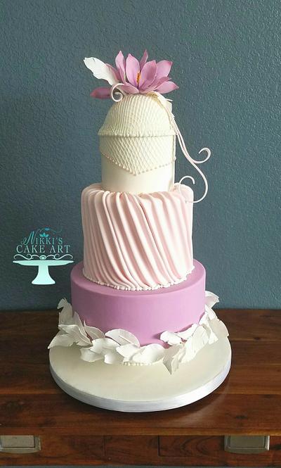 A Feather in Your Hat - Cake by Nikki's Cake Art