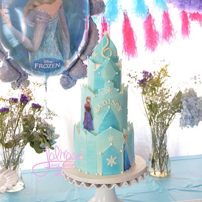 Another Frozen cake. :) - Cake by Jolirose Cake Shop