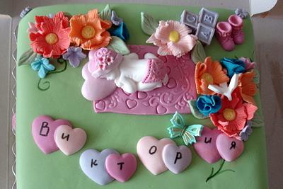 Cake - It's a baby ... girl - Cake by Valeria Sotirova