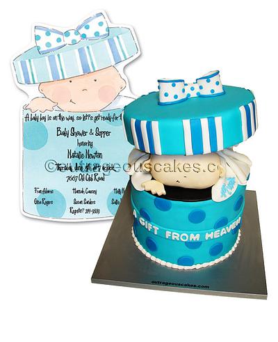 Invitation themed cakes - Cake by  Outrageous Cakes Tampa Bakery