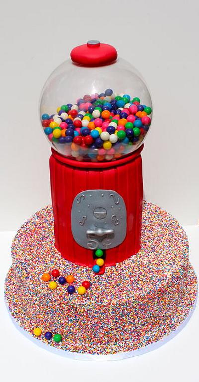 Gumballs and sprinkles galore! - Cake by Kerrin