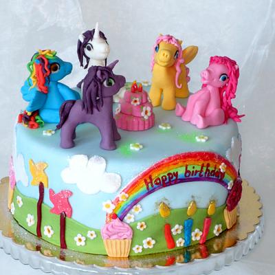 My little pony for Abigail - Cake by Eva Kralova
