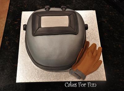 Welders Hood - Cake by Cakes For Fun