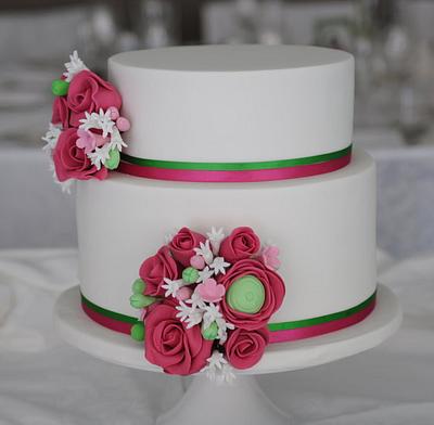 Wedding Cake - Cake by SweetP Cakes and Cookies