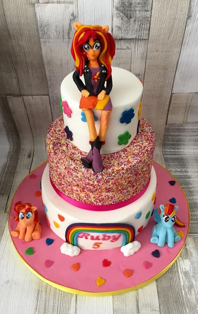 My Little Pony/equestria cake! - Cake by Sue