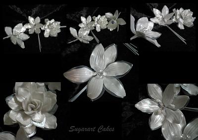 Crystal Flowers - Cake by Sugarart Cakes