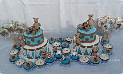 Bears for twins. - Cake by Desislava