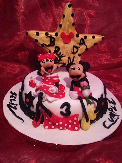 Cake Mike y Minnie - Cake by Goxoa