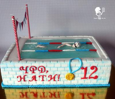 Swimming pool - Cake by Antonia Lazarova