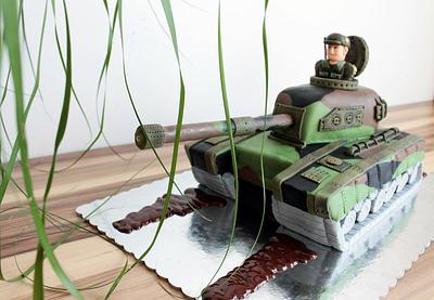 Army tank cake - Cake by Judit