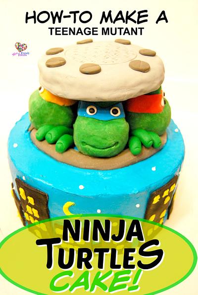 TEENAGE MUTANT NINJA TURTLES CAKE! - Cake by Miss Trendy Treats