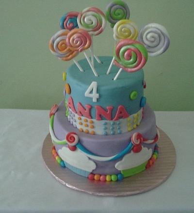Candy Theme Birthday Cake  - Cake by Hakima Lamour 