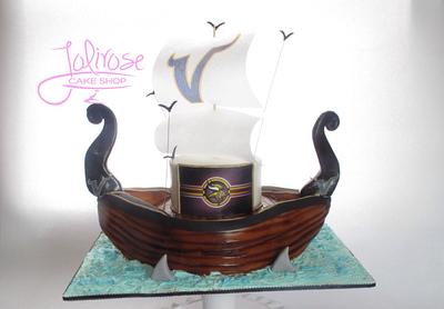 Minnesota Vikings Cake - Cake by Jolirose Cake Shop