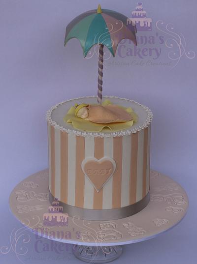 Babyshower cake - Cake by Diana's Cakery