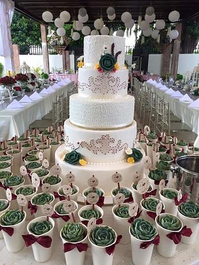 Wedding cake - Cake by Edward Gador 