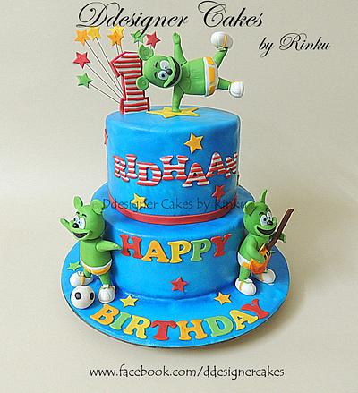 Gummy Bear Song ... 1st B'day Cake - Cake by D Cake Creations®