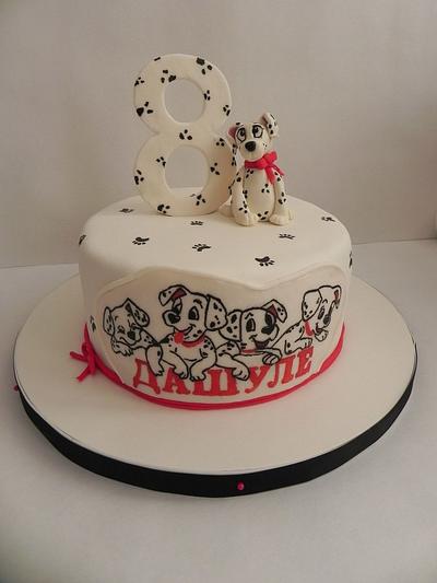  Cake Dalmatians (hand painted) - Cake by Victoria