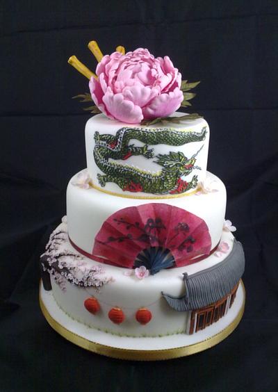 Chinese Honeymoon - Cake by Dragons and Daffodils Cakes