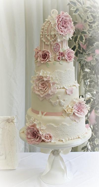 4 tier birdcage cake - Cake by Diane Hunt