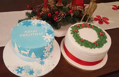Simple Christmas cakes - Cake by Gabby's cakes