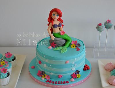 Ariel Little mermaid - Cake by Milene Habib