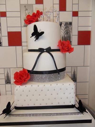 50th Birthday cake - Cake by Lisa Pallister