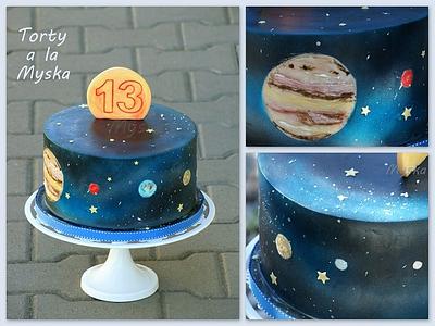 solar system - Cake by Myska