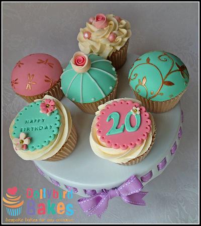 Vintage Cupcakes - Cake by Dollybird Bakes