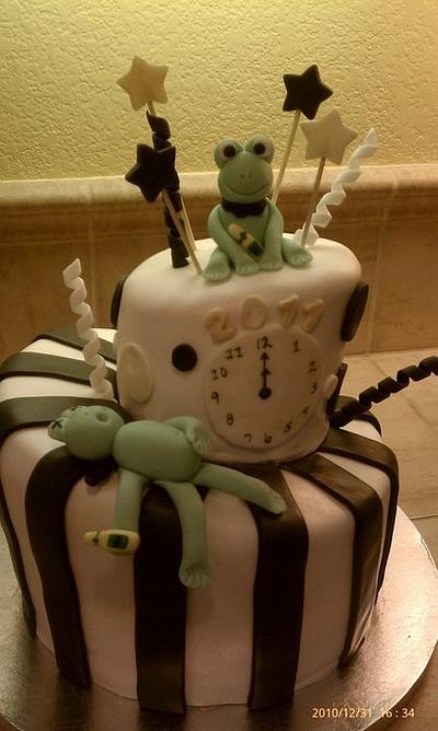 New Years Cake - Cake by sabrinas sweet temptations