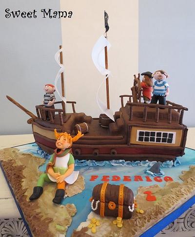 Pirate ship - Cake by SweetMamaMilano