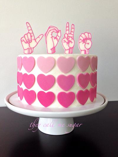 LOVE - Cake by Susan Hennes