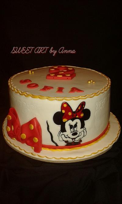 Another Minnie Mouse cake - Cake by SWEET ART Anna Rodrigues