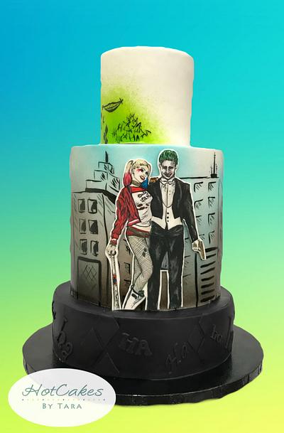 SuperHero Wedding  - Cake by HotCakes by Tara