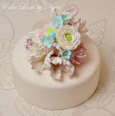 Flower course 2 - Cake by Nivia