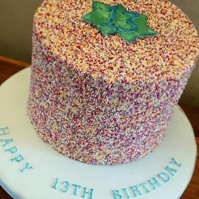 Rainbow sprinkle cake - Cake by Divine Bakes