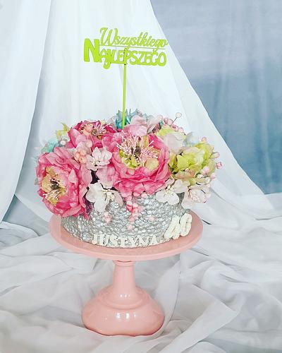 Flowers cake - Cake by Justyna Rebisz 
