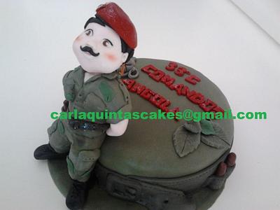 soldier - Cake by carlaquintas