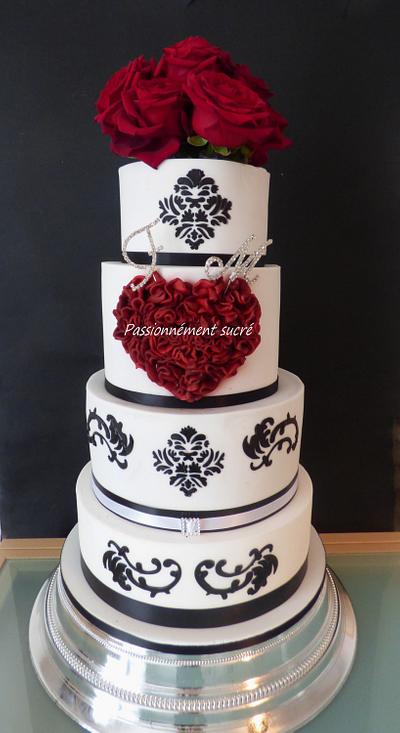 Wedding cake baroque - Cake by PassionnementSucre
