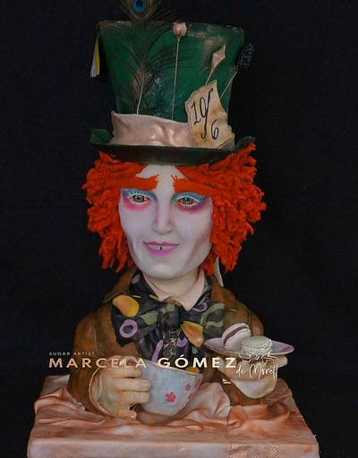 mad hatter  - Cake by Marcela Gomez