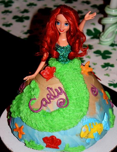 Little Mermaid - Cake by Cuddles' Cupcake Bar