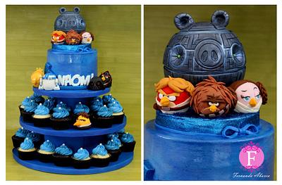 Star Wars Angry Birds! - Cake by Fernanda Abarca