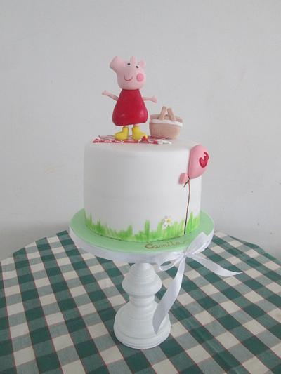 Peppa the pig, simple cake - Cake by Lara Correia