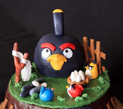 Angry birds  - Cake by Anka