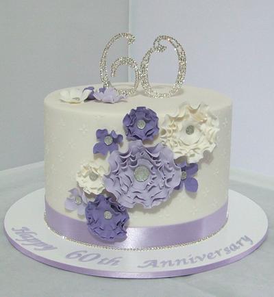 60th Wedding Anniversary Cake - Cake by Cake A Chance On Belinda